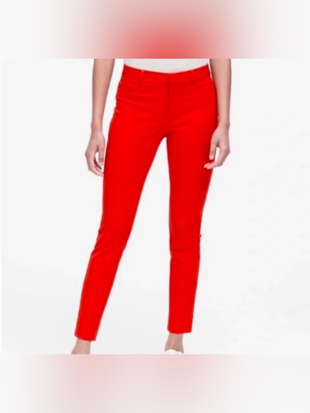 Banana Republic Pants Women’s 0 Sloan Fit Red Dress Slacks Stretch